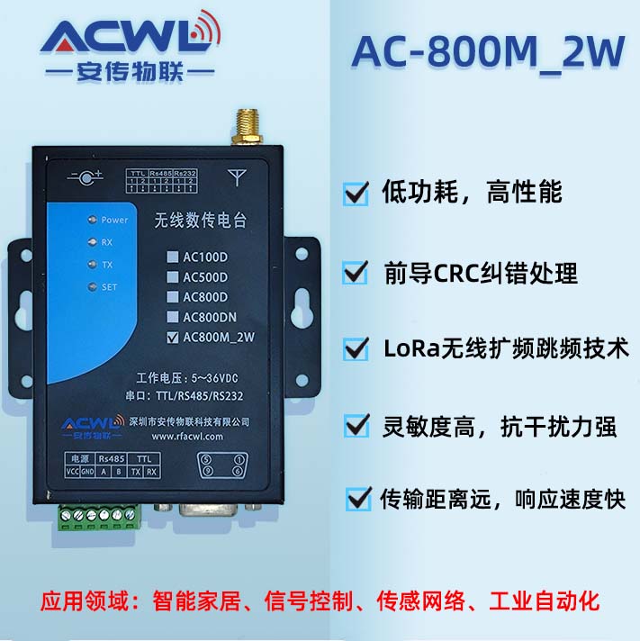 无线数传电台AC800_2W